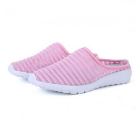 Stripe Breathable Mesh Beach Slippers