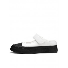 Women Halcyon Beach Vacation Comfy Hook & Loop Platform Closed Toe Slippers