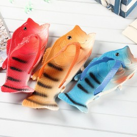 Large Size Women Casual Beach Fish Shape Flip Flops Slippers
